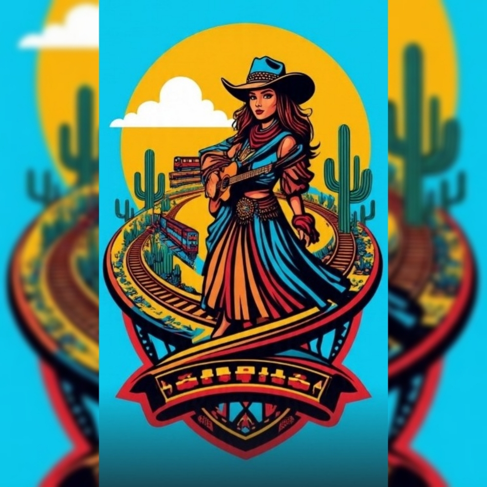 Gypsy Cowgirl Railroad A BOHO WESTERN TRAIN - Picture 7 of 8